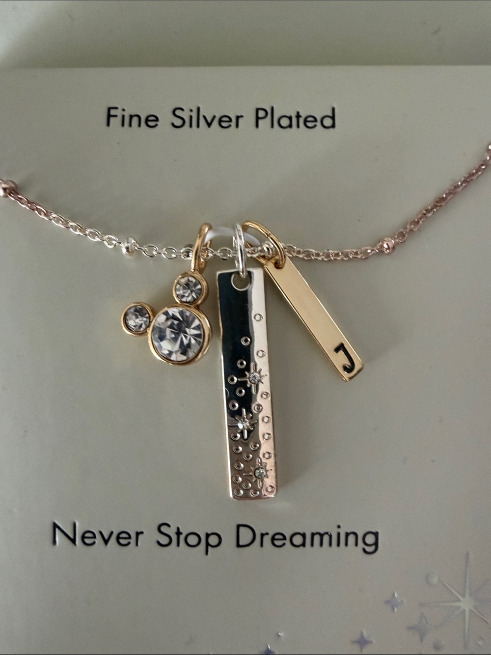 Disney Crystal Charm Necklace - Picture 2 of 7